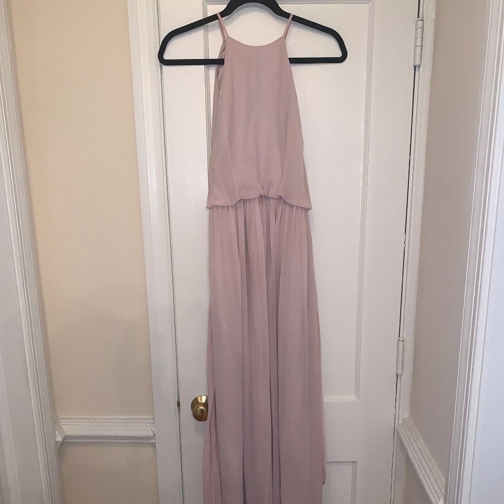 BHLDN Blush Donna Morgan Alana Dress